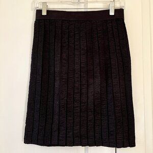 Vintage Black, Form-Fitting Skirt